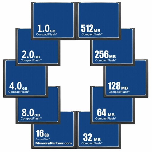 128 256 512mb - 32/64/128/, 256/512mb