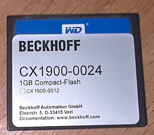 Beckhoff cx1900 - beckhoff, 1